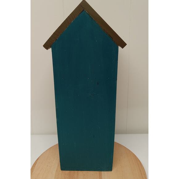 Handcrafted Wine Bottle Bird Feeder Wooden 20in. Tall - Picture 4 of 5